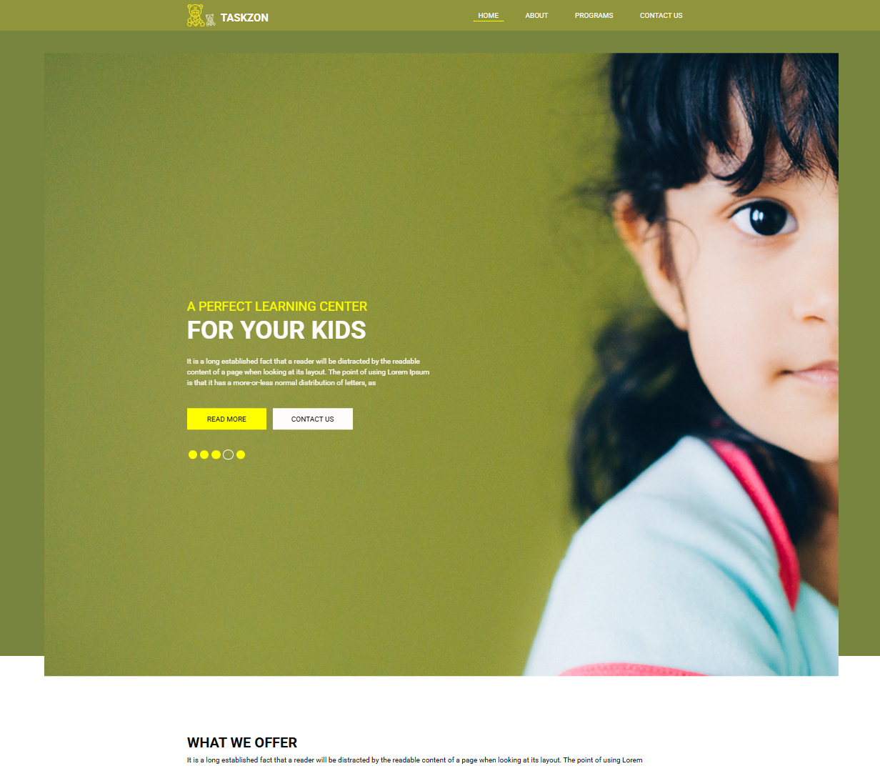 School website template 16