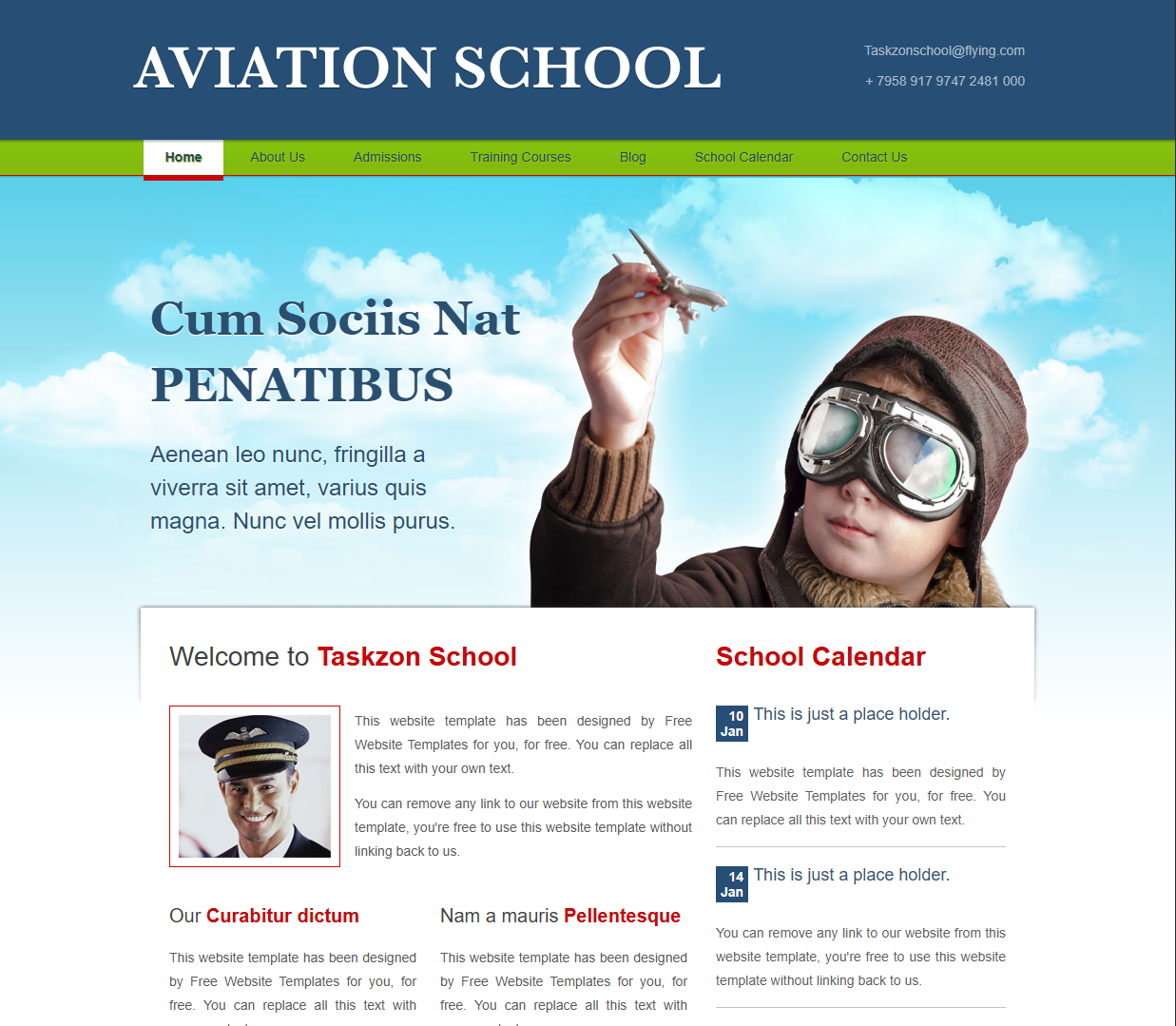 School website template 16