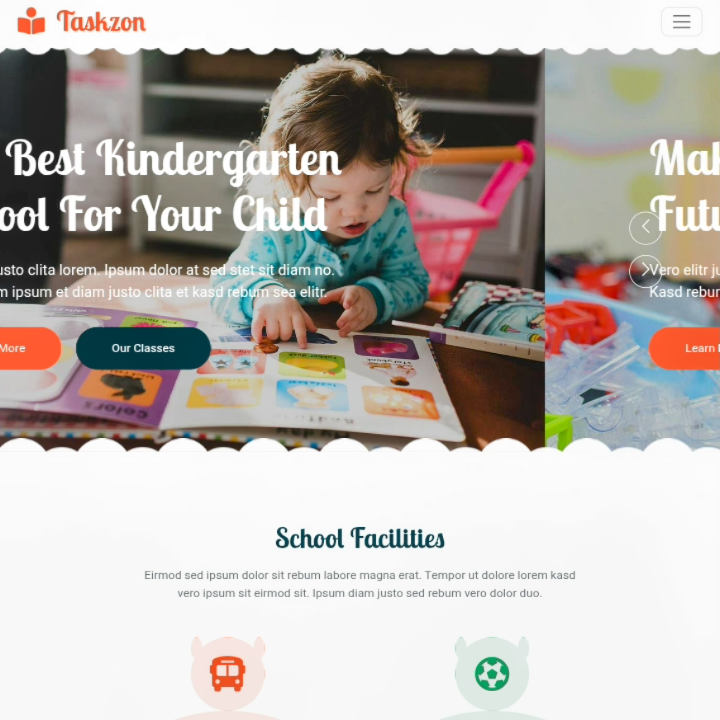 School website template 4