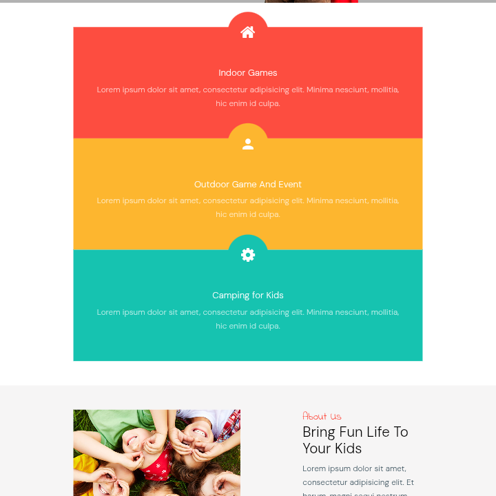 School website template 5