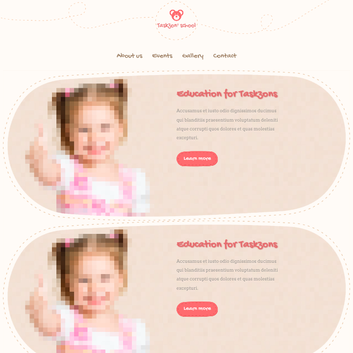 School website template 7