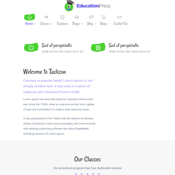 School website template 9